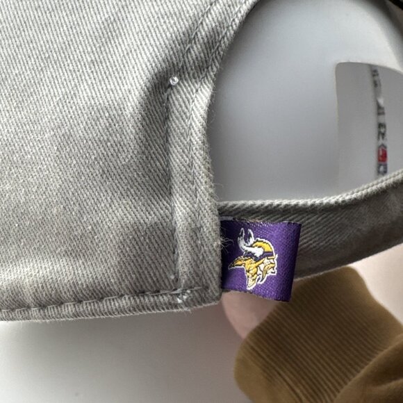 Minnesota Vikings Hat Cap Strap Back Mens One Size NFL Football Team Apparel - Picture 4 of 6